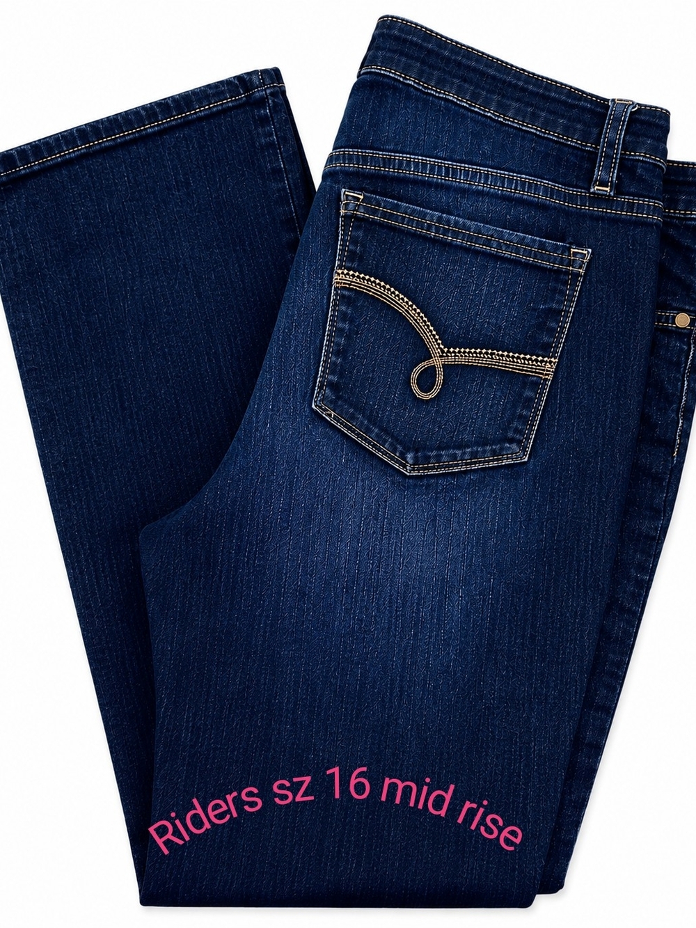 Riders by Lee High-Rise Women’s Jeans in Deep Blue Denim